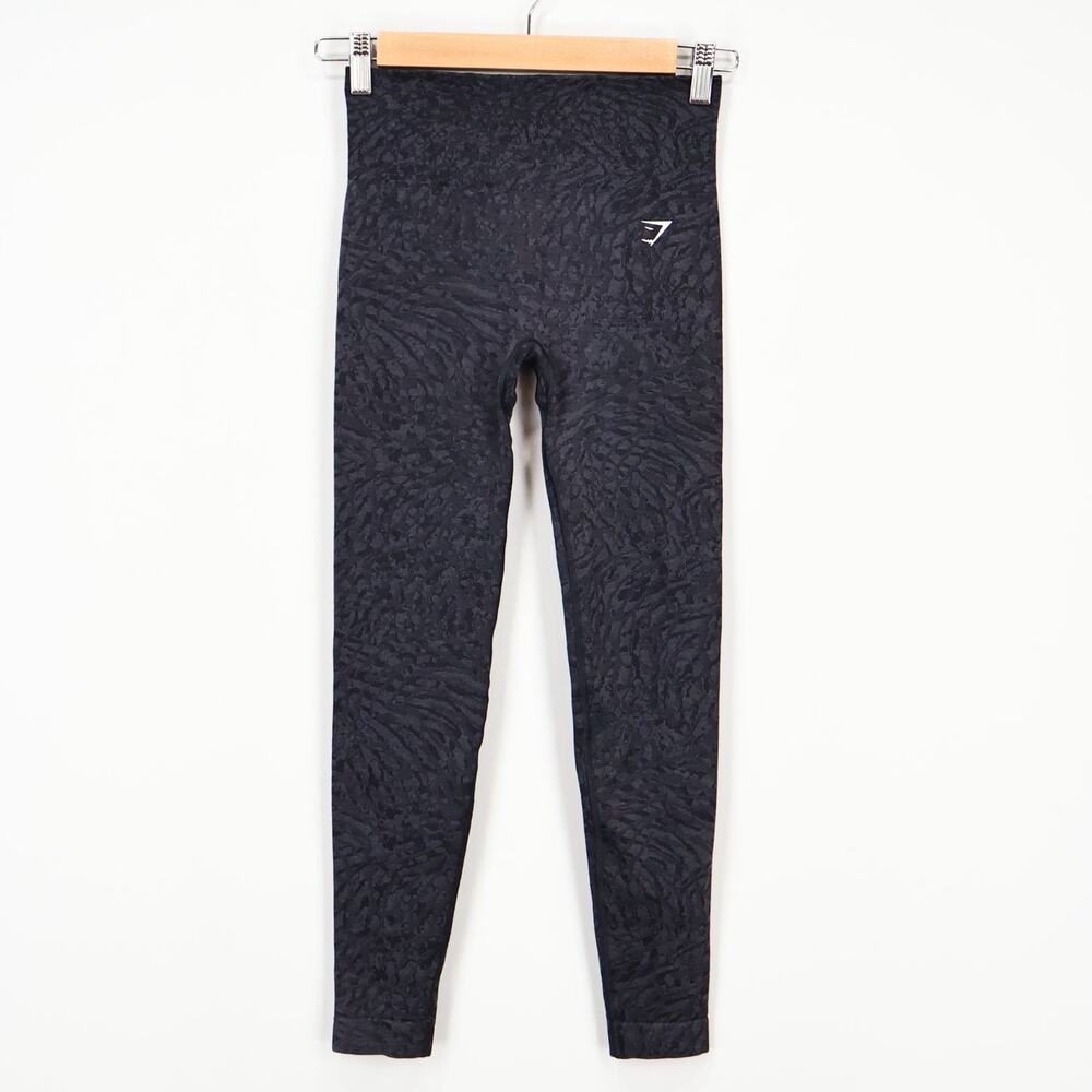Gymshark Adapt Animal Seamless Leggings Wild | Black Size Small